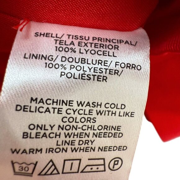 NEW Loft Red Blazer Size 14 Womens Classic Jacket Preppy Classic Holiday - Picture 12 of 12